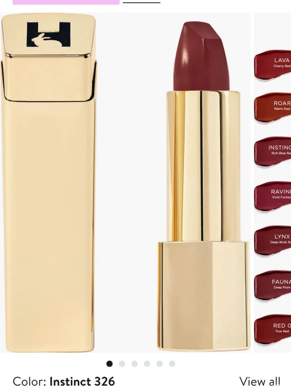 2 for 25 Hourglass Instinct 326 Lipstick - Deep Berry Red - Picture 2 of 2